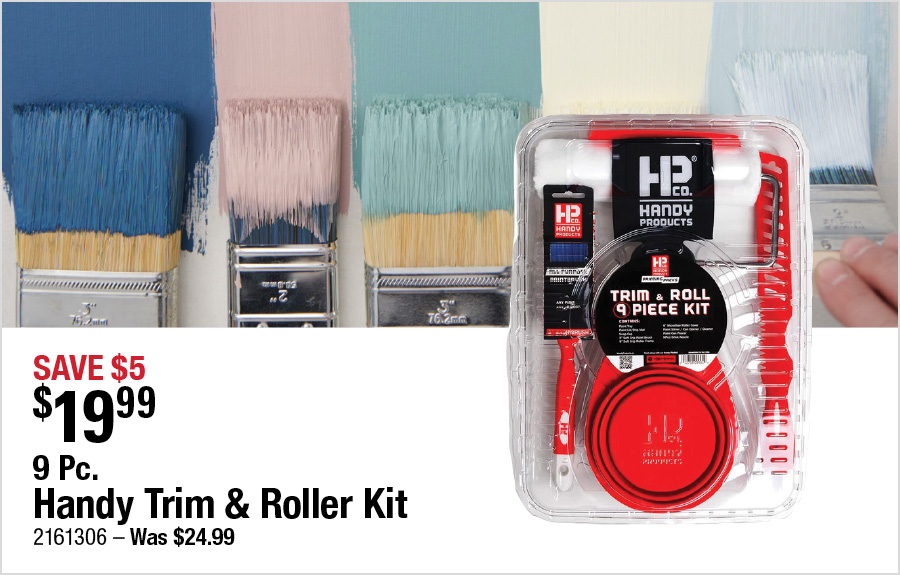 9 Pc. Handy Trim & Roller Kit